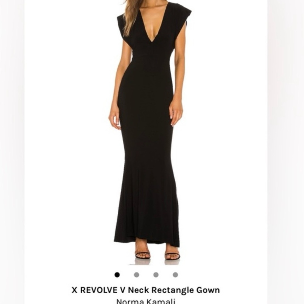 Norma Kamali Elegant Black Maxi Dress